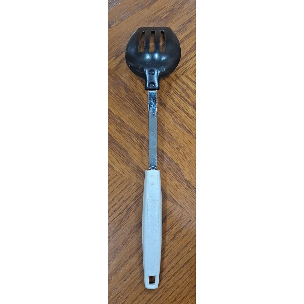 Vtg‎ Nylon Slotted Spoon Spice Of Life Pattern 11.75